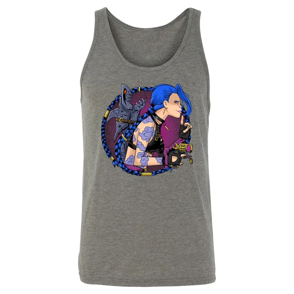 Unisex Jersey Tank - 83F31PBF - Grey Triblend - 8