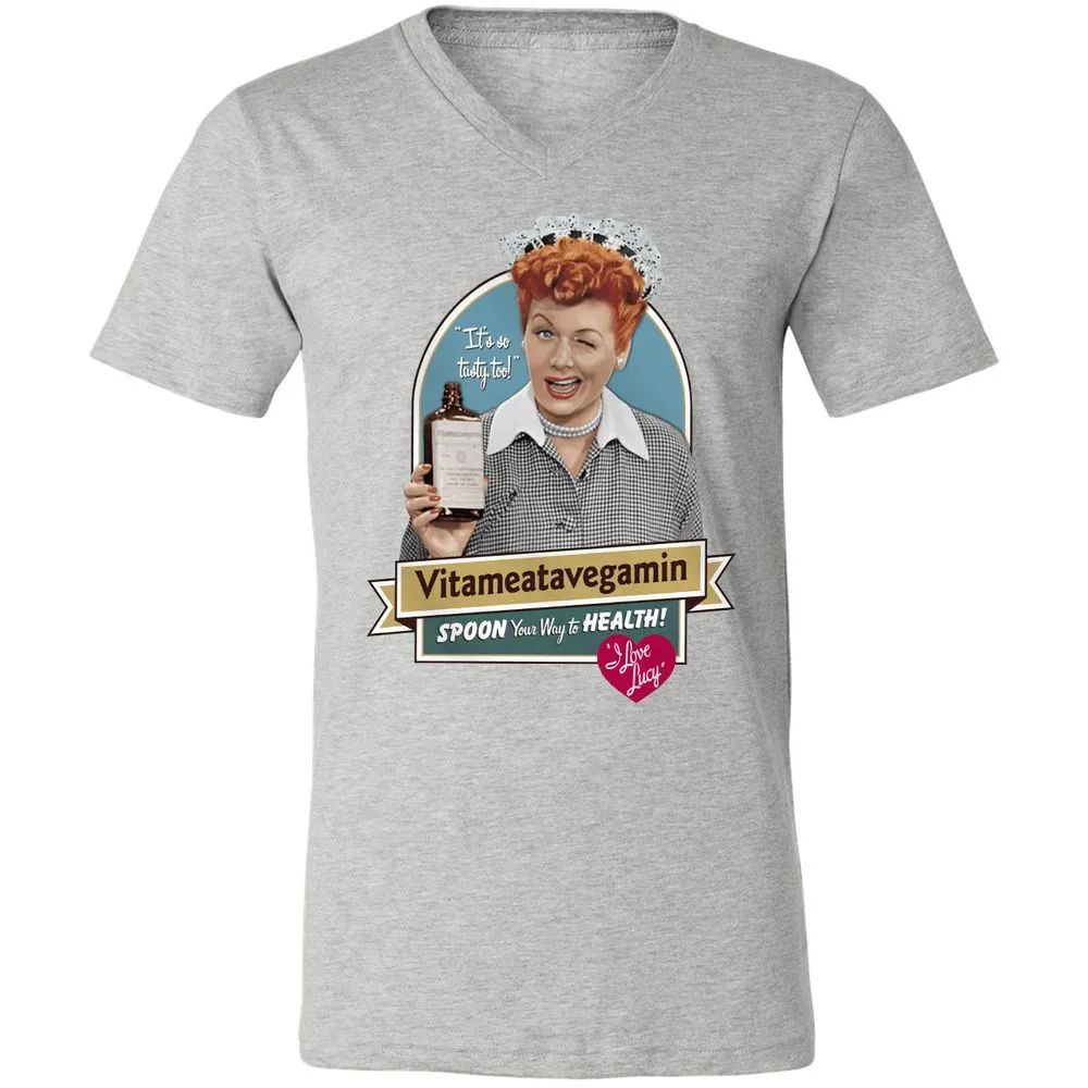 Unisex V-Neck T-Shirt - 2GAG99S8 - Athletic Heather - 7