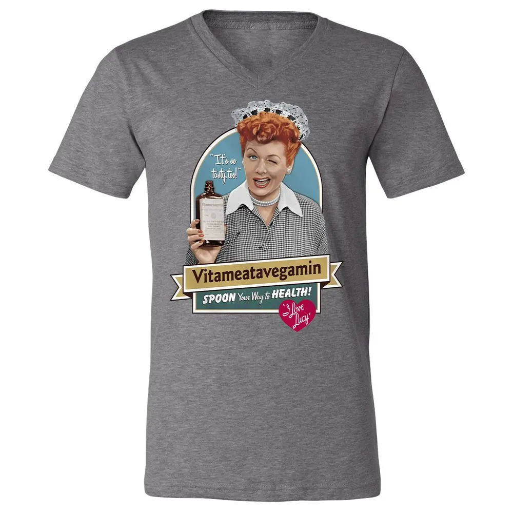 Unisex V-Neck T-Shirt - 2GAG99S8 - Deep Heather - 13