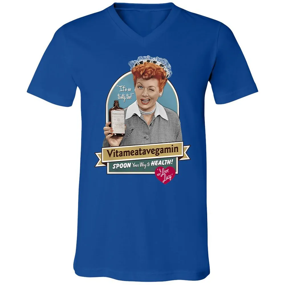 Unisex V-Neck T-Shirt - 2GAG99S8 - True Royal - 4