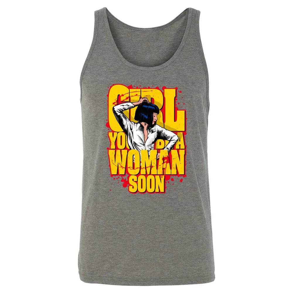 Unisex Jersey Tank - 1QWDC2AA - Grey Triblend - 8