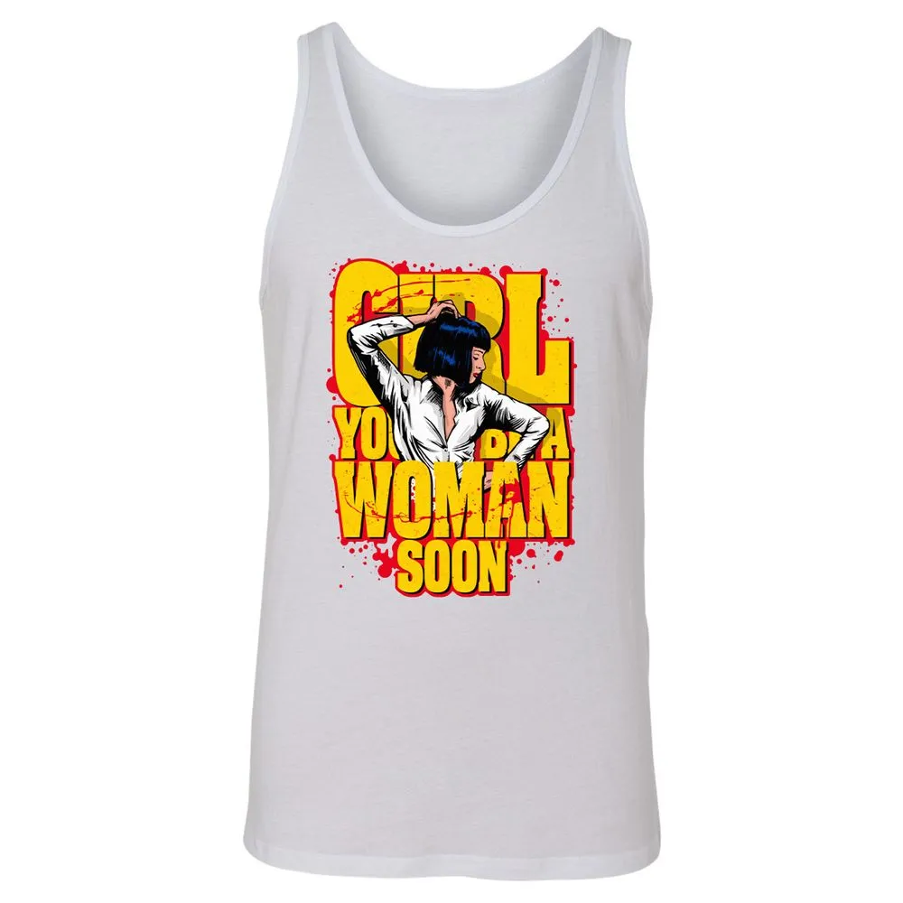 Unisex Jersey Tank - 1QWDC2AA - White - 14