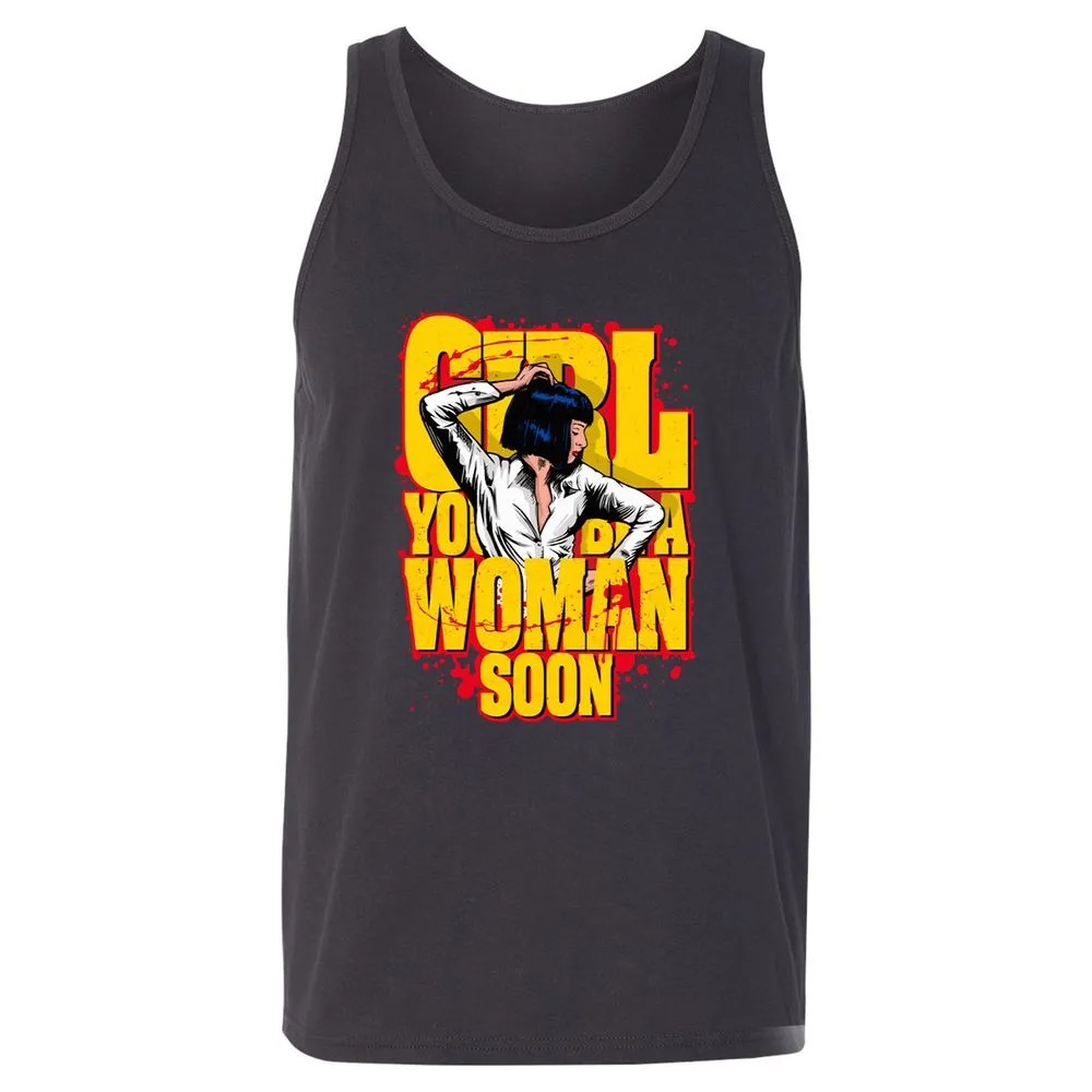 Unisex Jersey Tank - 1QWDC2AA - Dark Grey - 7