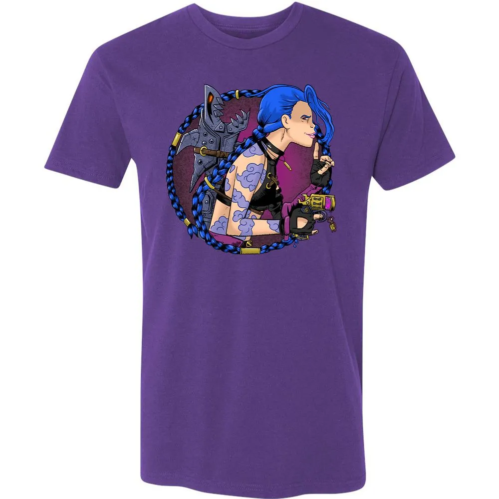 Premium Unisex T-Shirt - 3LDWM1HH - Purple Rush - 7