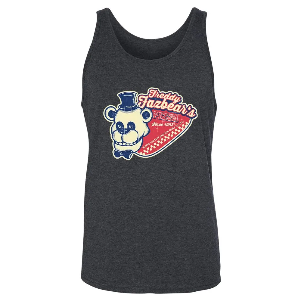 Unisex Jersey Tank - QGGBGLJL - Dark Grey Heather - 6