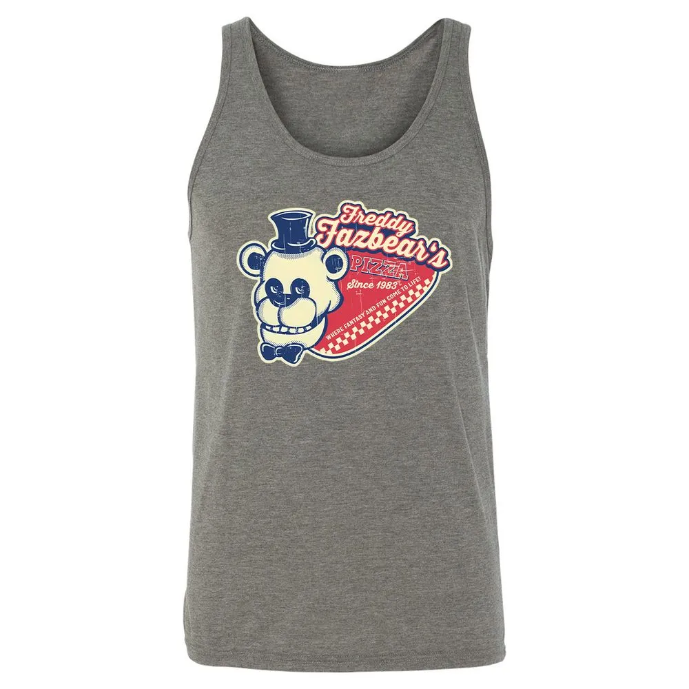 Unisex Jersey Tank - QGGBGLJL - Grey Triblend - 8
