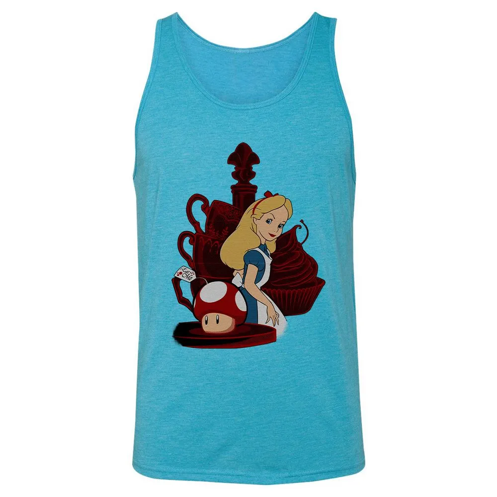 Unisex Jersey Tank - 7AG5BJR6 - Aqua Triblend - 3