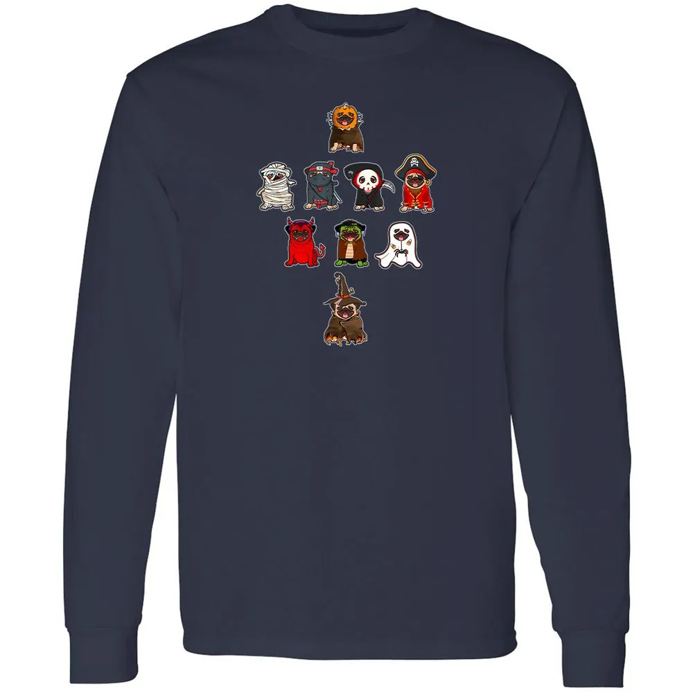 Long Sleeve T-Shirt - CEKJCESK - Navy - 2