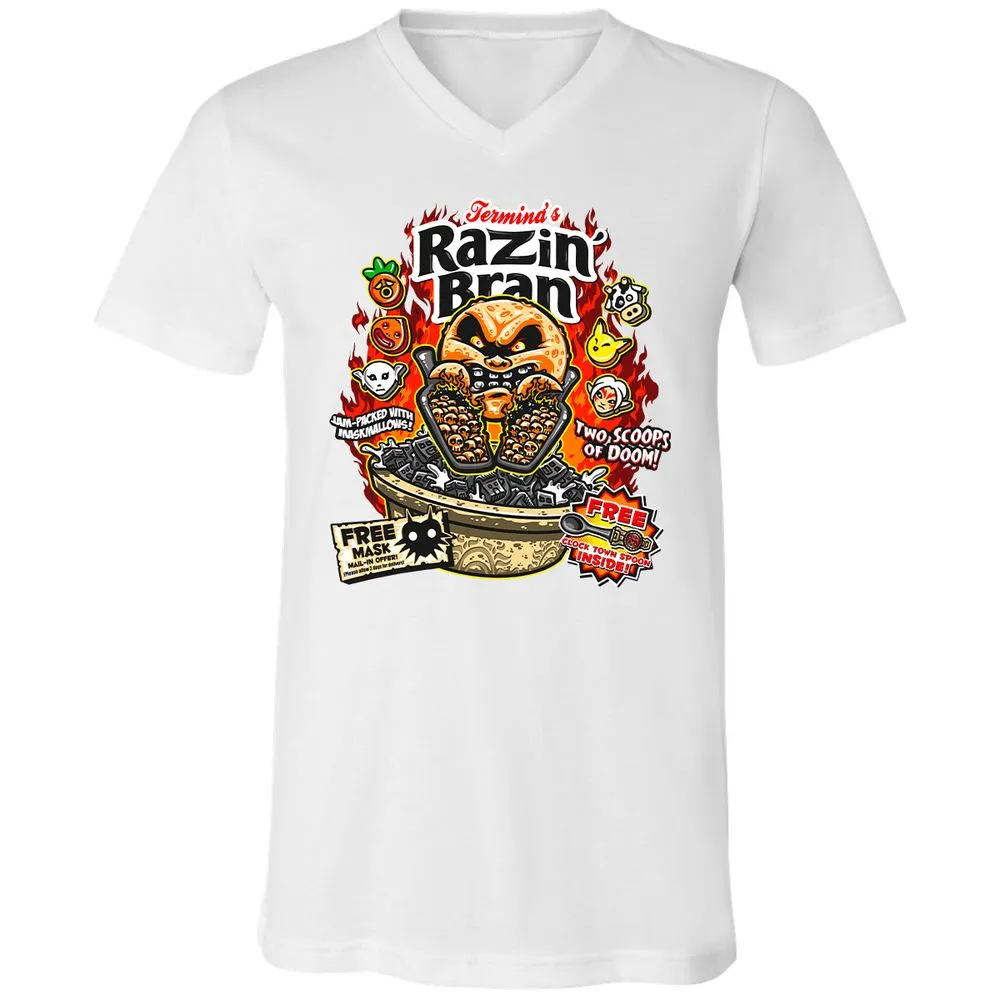 Unisex V-Neck T-Shirt - DCUXZQNJ - White - 5