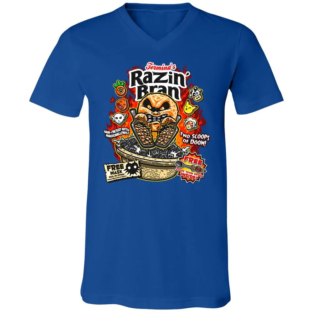 Unisex V-Neck T-Shirt - DCUXZQNJ - True Royal - 4