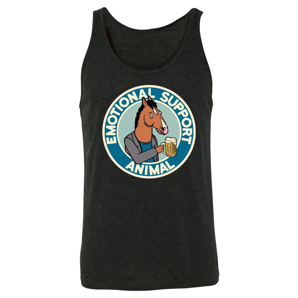 Unisex Jersey Tank - Y1CPJDX2 - Charcoal Black Triblend - 5