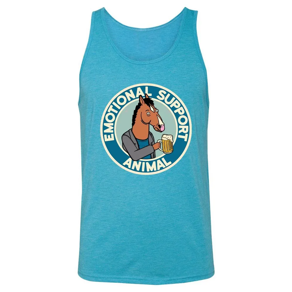 Unisex Jersey Tank - Y1CPJDX2 - Aqua Triblend - 3