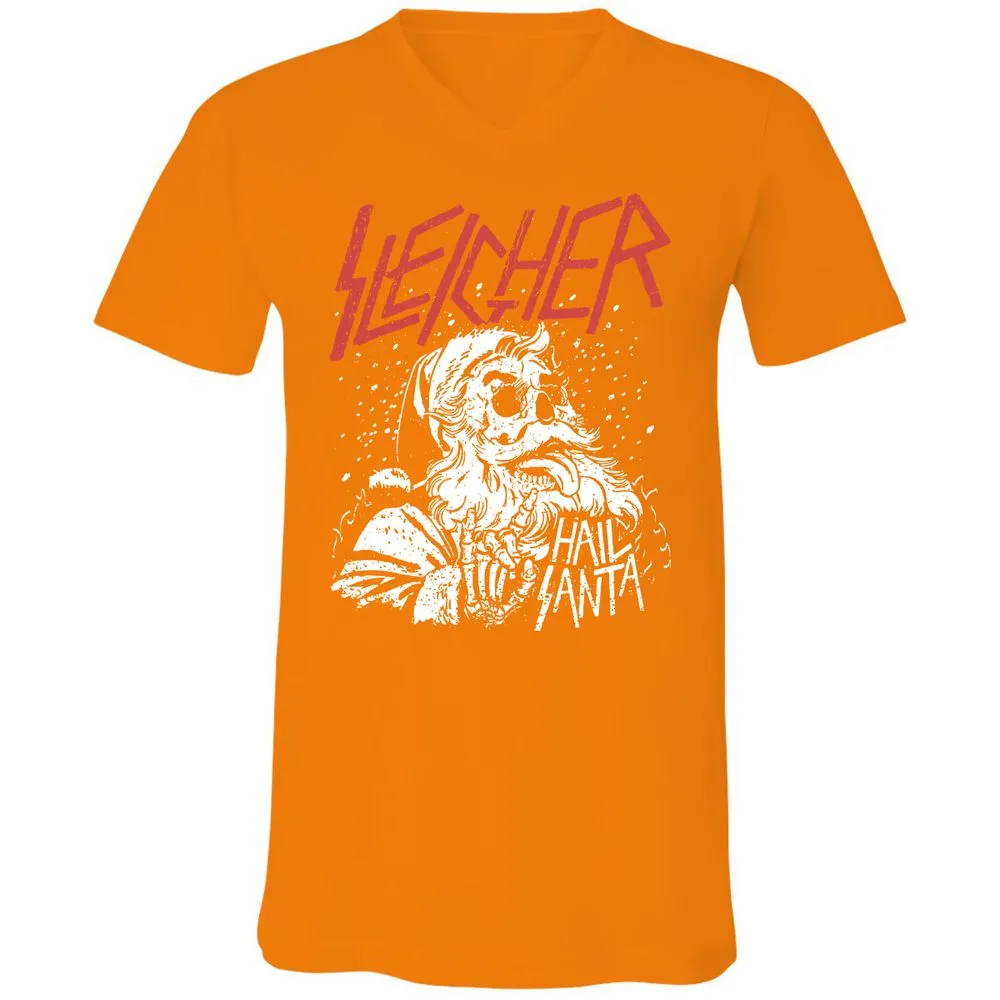 Unisex V-Neck T-Shirt - 26DWPNMX - Orange - 11