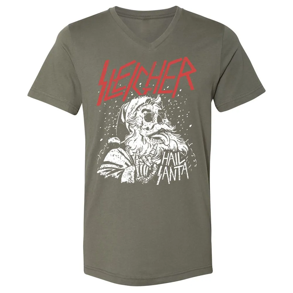 Unisex V-Neck T-Shirt - 26DWPNMX - Military Green - 10