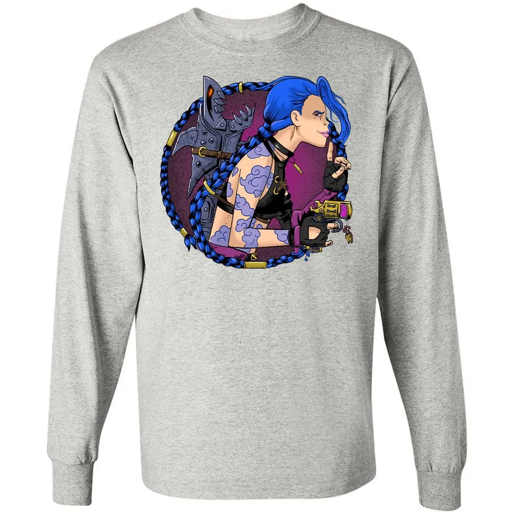 Long Sleeve T-Shirt - G7D679T3 - Ash - 7