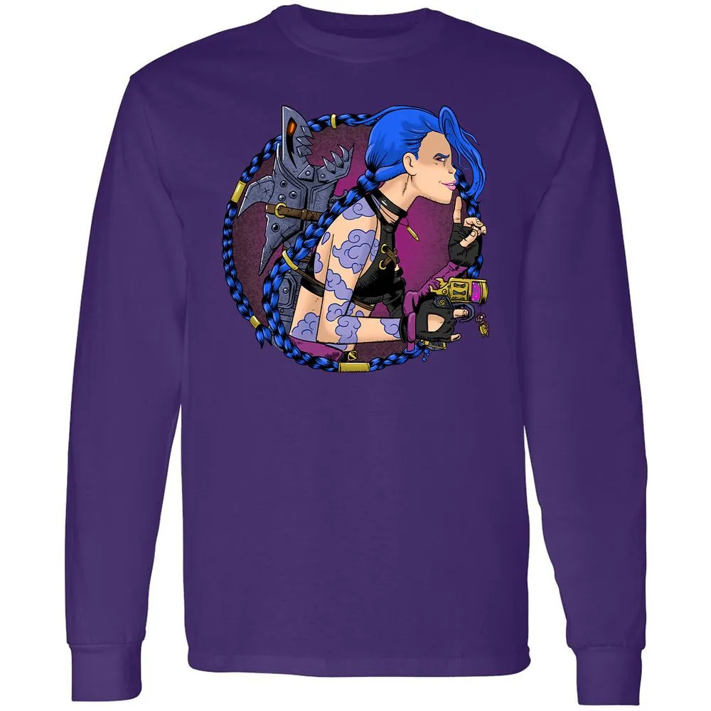 Long Sleeve T-Shirt - G7D679T3 - Purple - 13