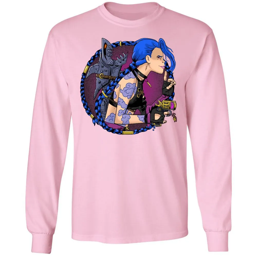 Long Sleeve T-Shirt - G7D679T3 - Light Pink - 3