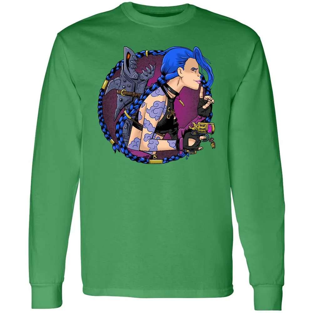 Long Sleeve T-Shirt - G7D679T3 - Irish Green - 10