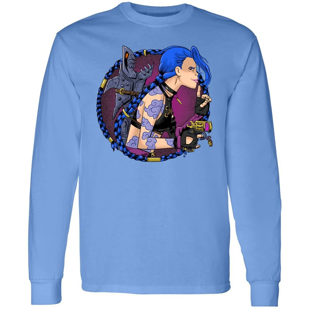 Long Sleeve T-Shirt - G7D679T3 - Carolina Blue - 12