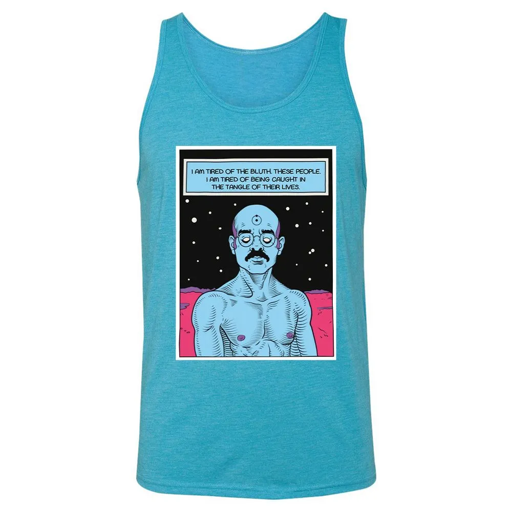Unisex Jersey Tank - YGTMF2QE - Aqua Triblend - 3