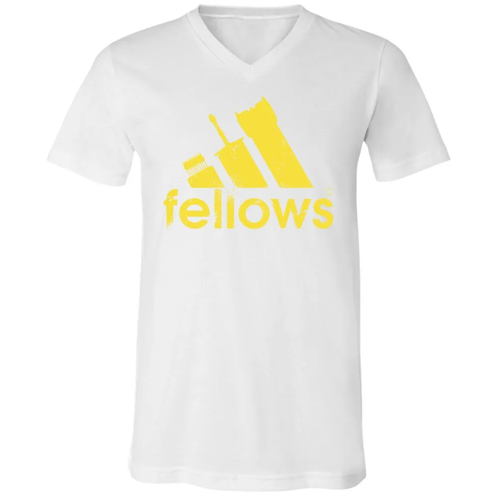Unisex V-Neck T-Shirt - 5UTTLT3X - White - 5