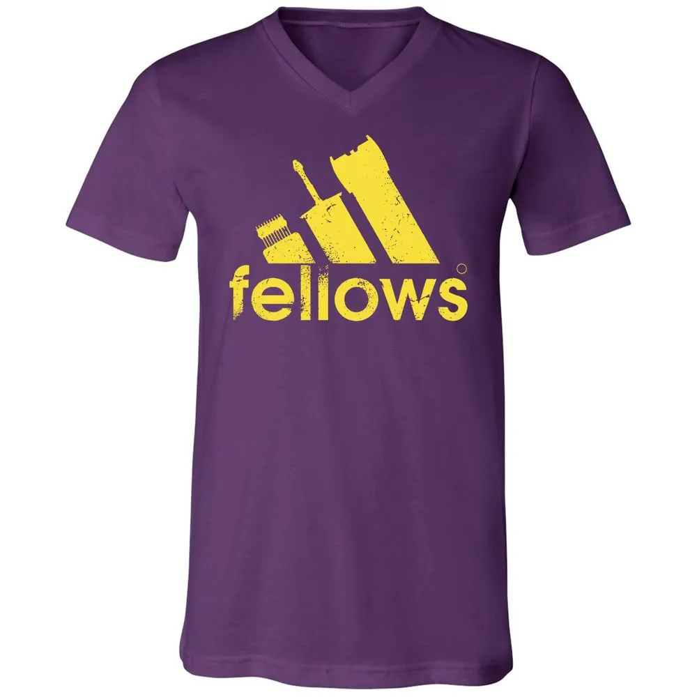 Unisex V-Neck T-Shirt - 5UTTLT3X - Team Purple - 9