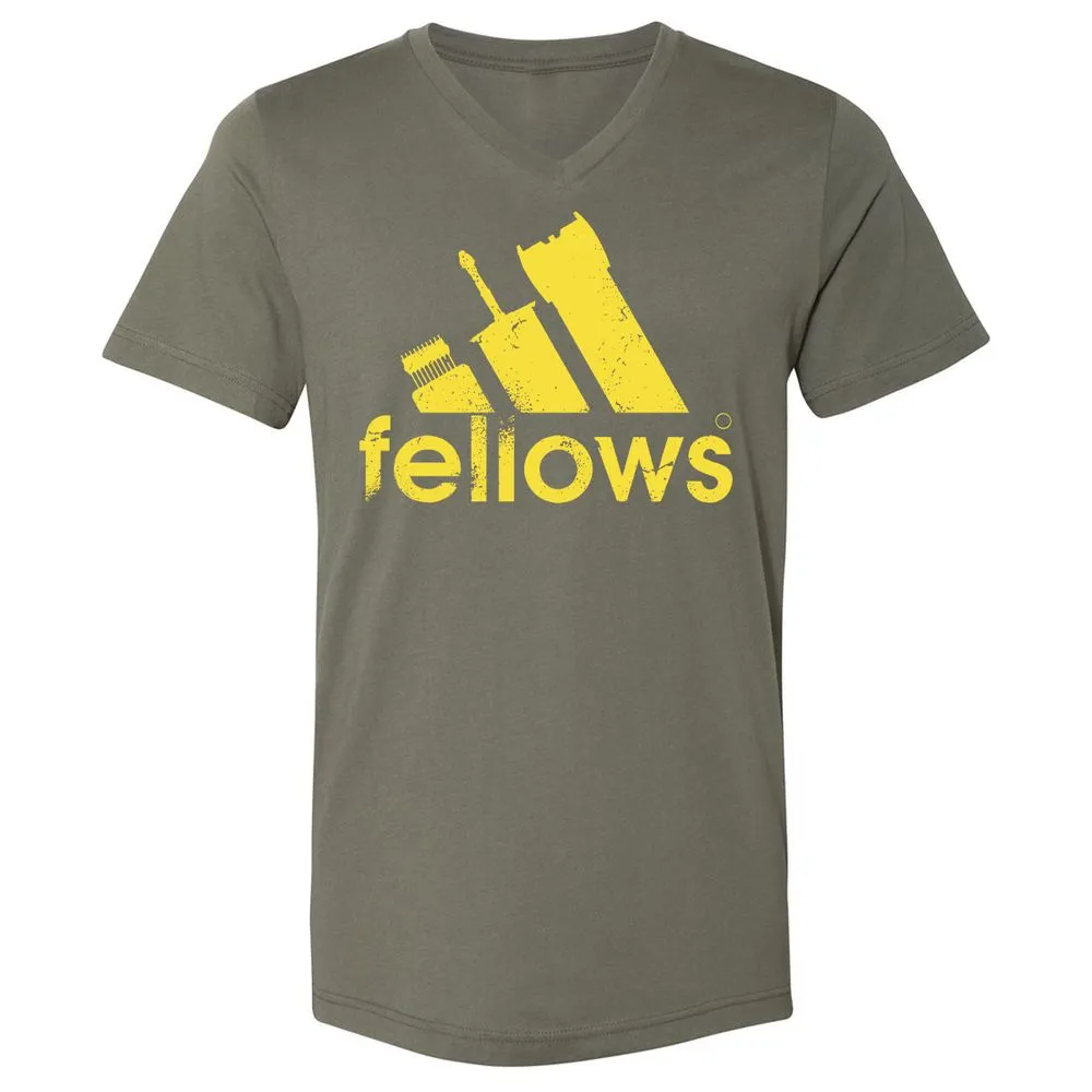 Unisex V-Neck T-Shirt - 5UTTLT3X - Military Green - 10