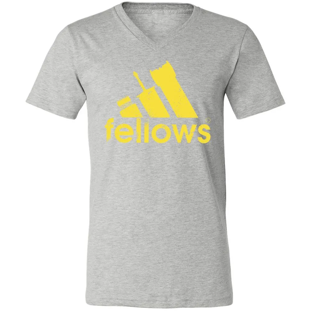 Unisex V-Neck T-Shirt - 5UTTLT3X - Athletic Heather - 7