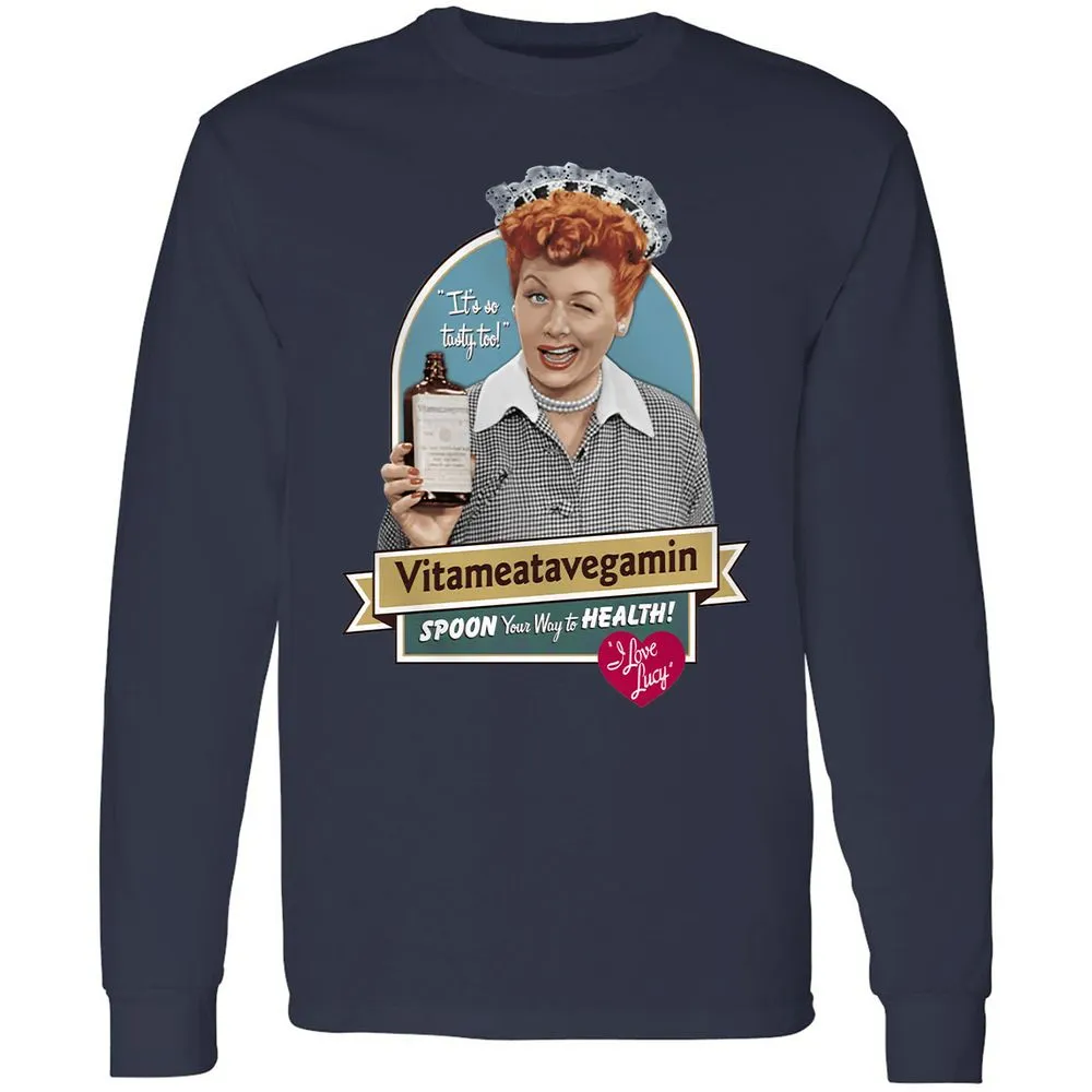 Long Sleeve T-Shirt - 8L6BJWEQ - Navy - 2