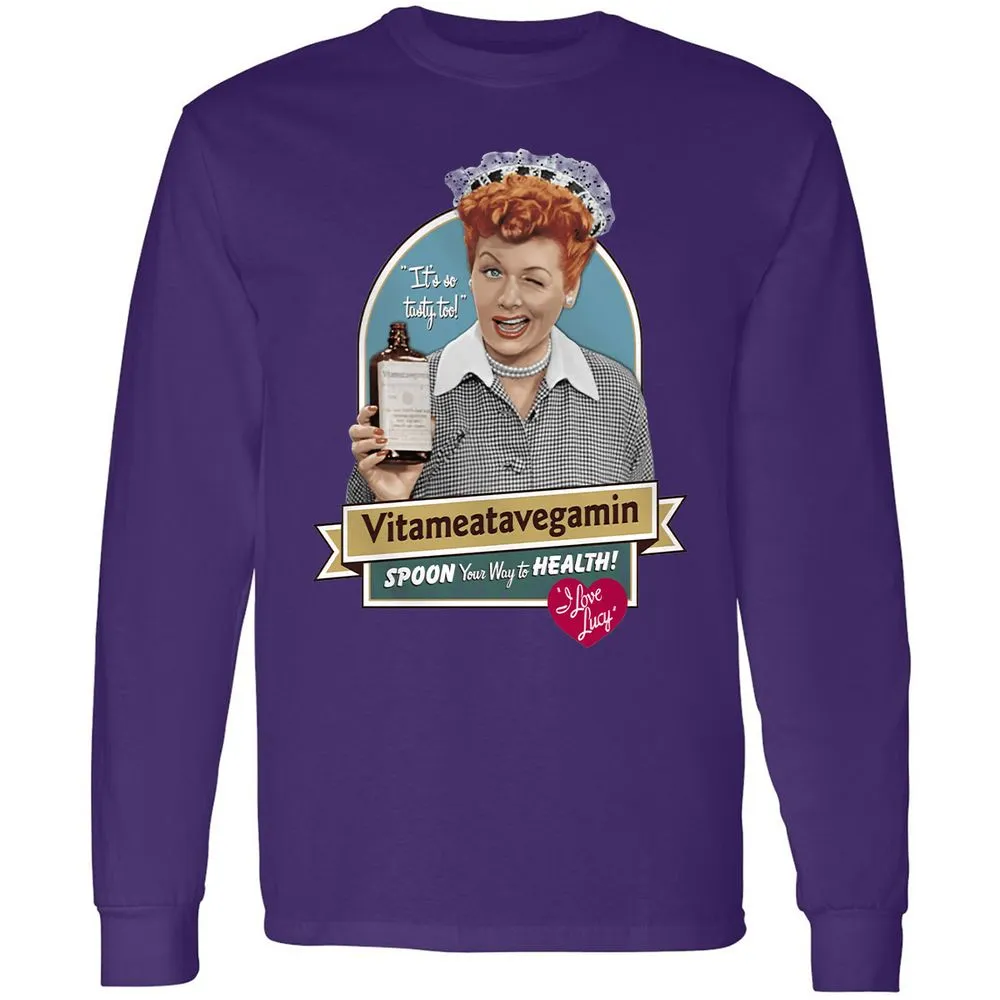 Long Sleeve T-Shirt - 8L6BJWEQ - Purple - 13
