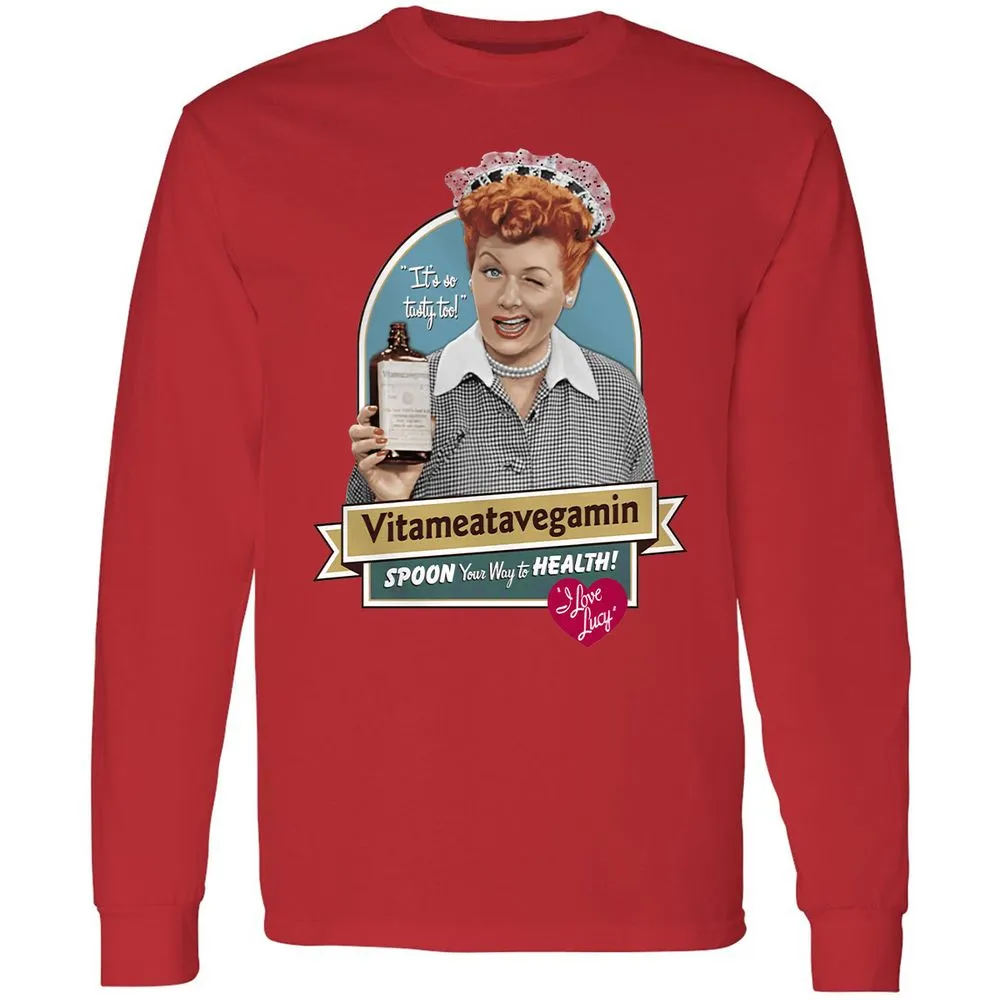 Long Sleeve T-Shirt - 8L6BJWEQ - Red - 14
