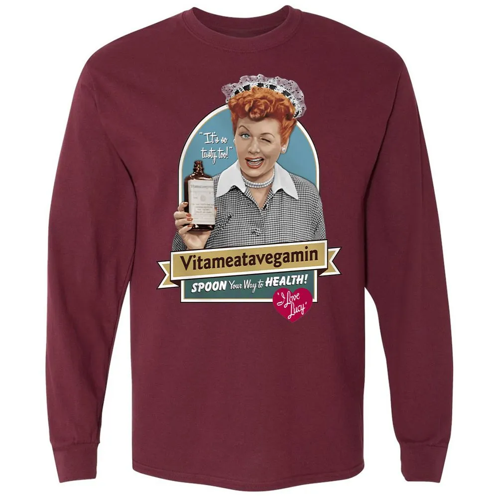 Long Sleeve T-Shirt - 8L6BJWEQ - Maroon - 11