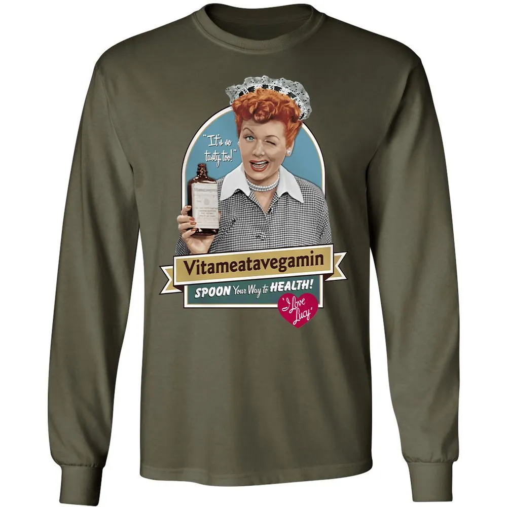 Long Sleeve T-Shirt - 8L6BJWEQ - Military Green - 16