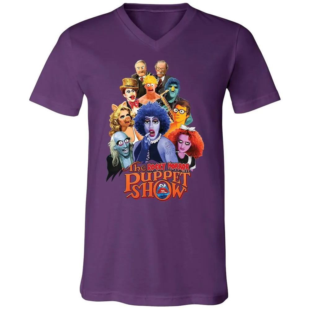 Unisex V-Neck T-Shirt - EKWYRL51 - Team Purple - 9