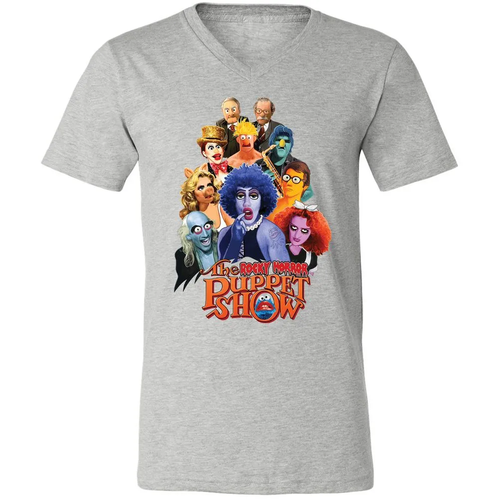 Unisex V-Neck T-Shirt - EKWYRL51 - Athletic Heather - 7