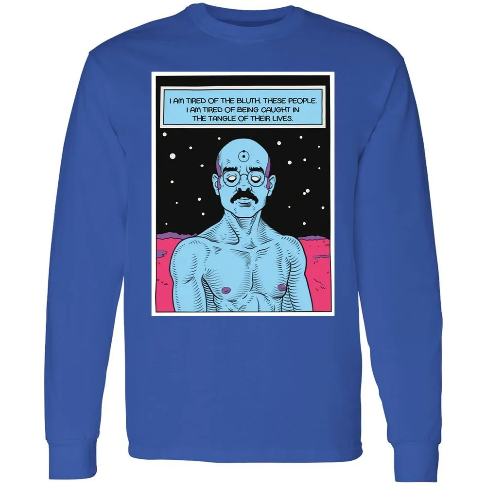 Long Sleeve T-Shirt - 2B332L7P - Royal - 8
