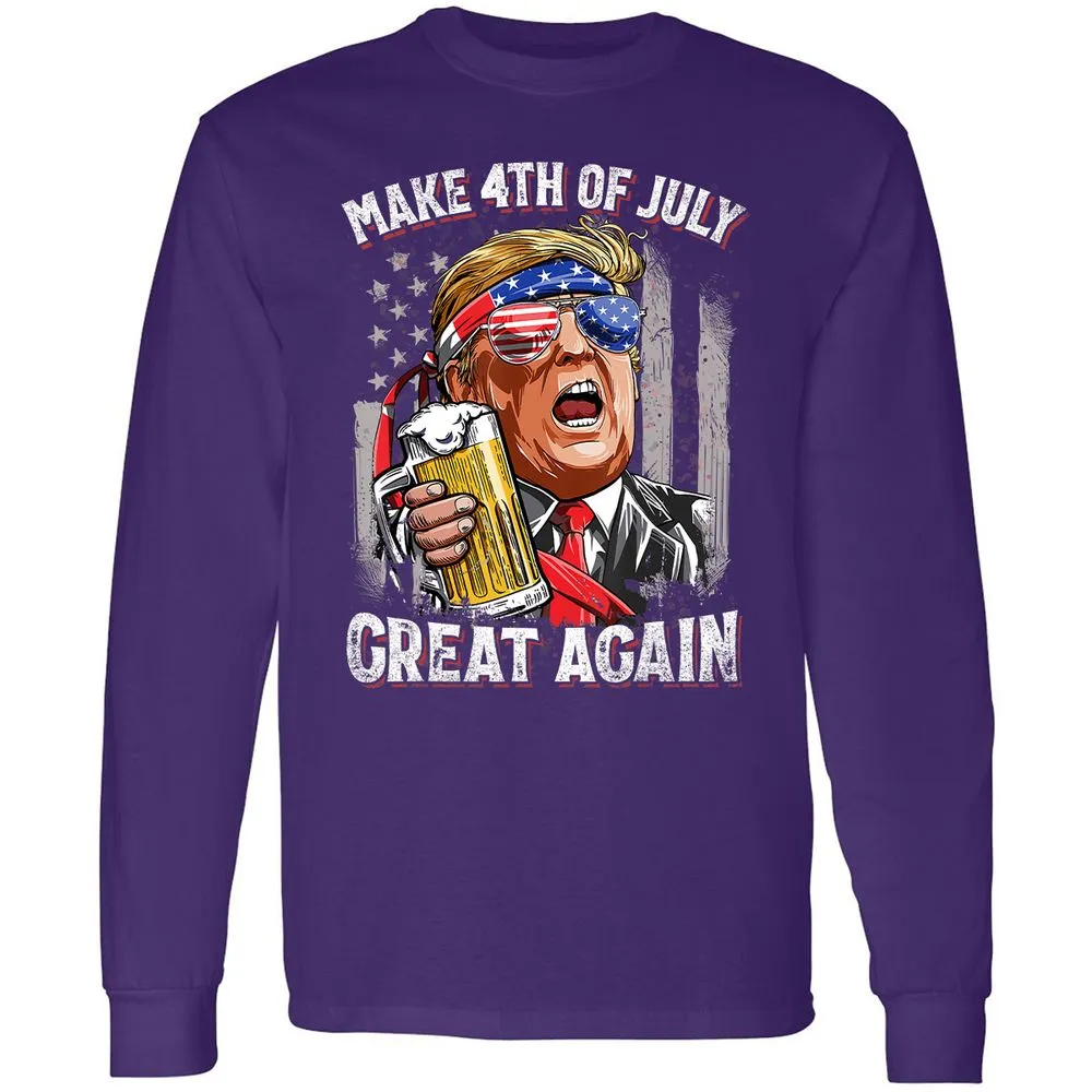 Long Sleeve T-Shirt - 2QLY8LA8 - Purple - 13