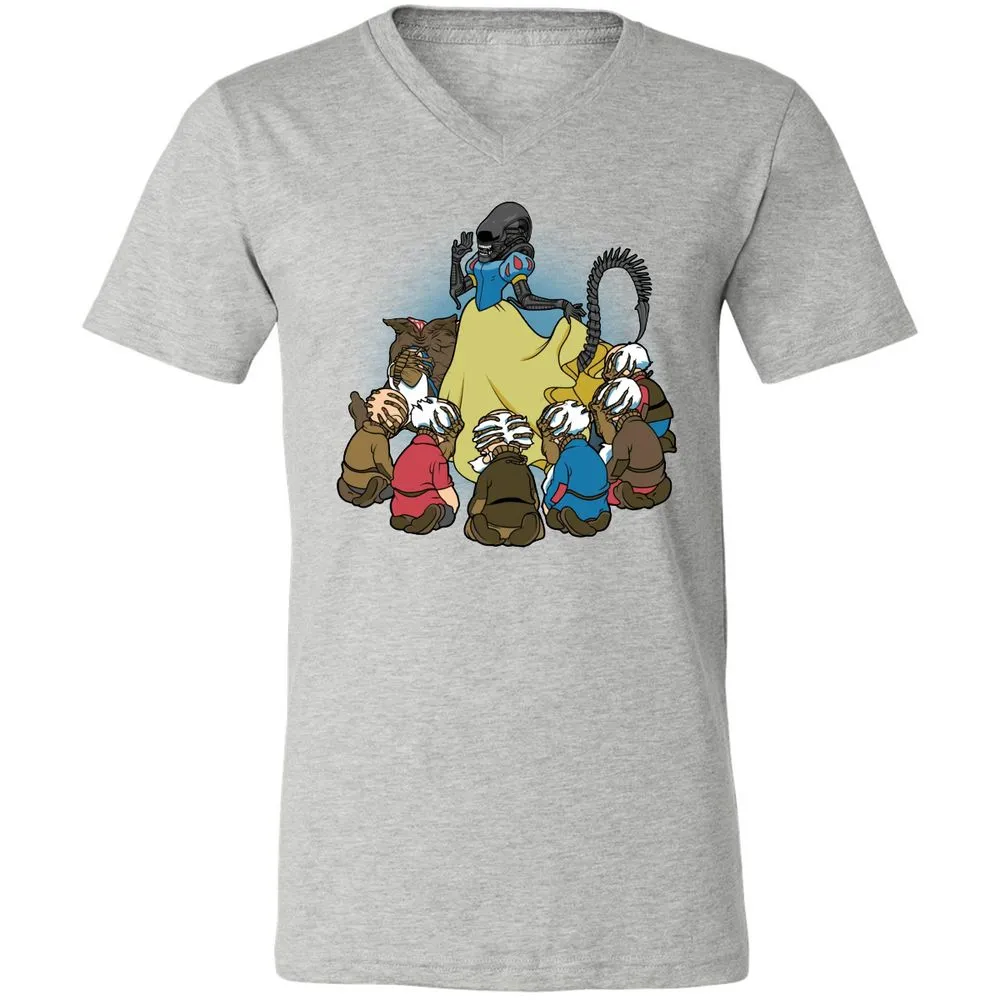 Unisex V-Neck T-Shirt - CFNFC2KX - Athletic Heather - 7
