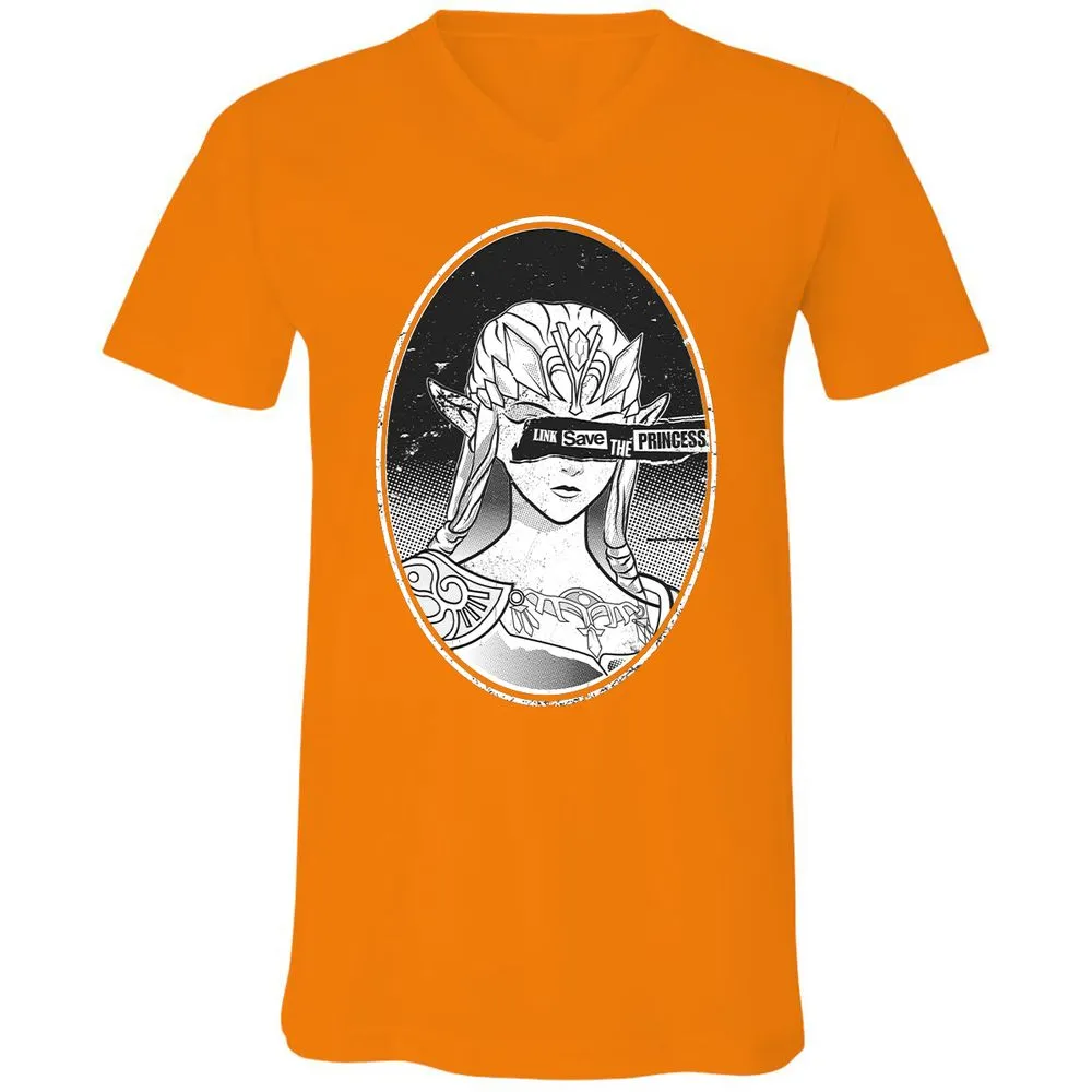 Unisex V-Neck T-Shirt - 6STSNA1M - Orange - 11