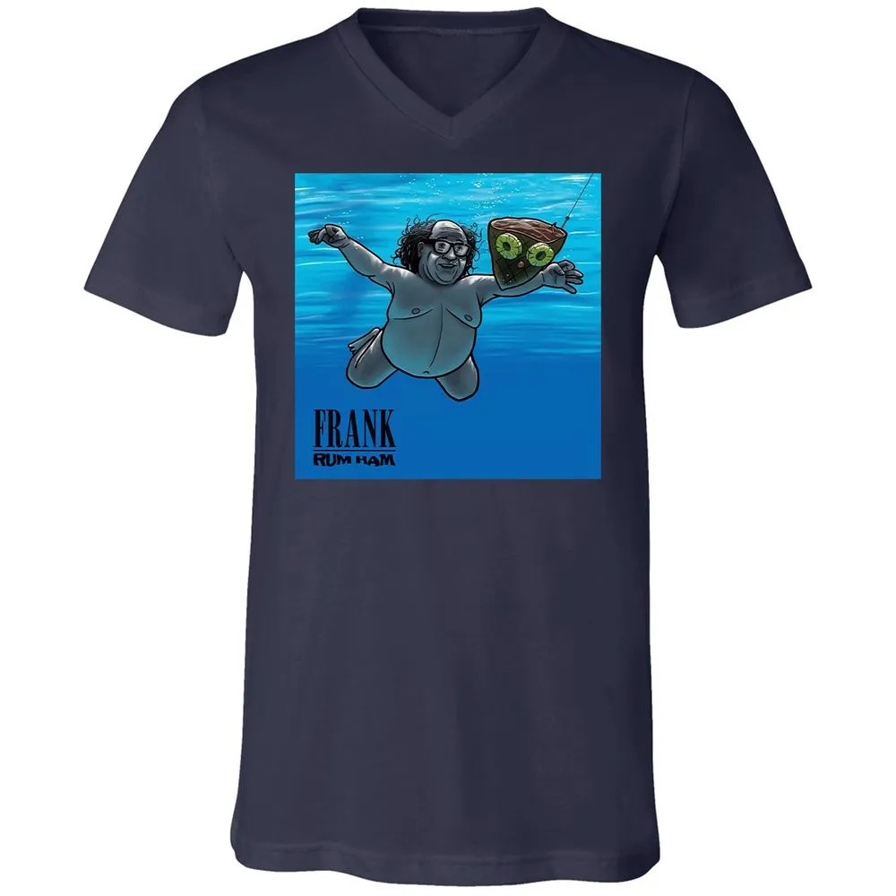 Unisex V-Neck T-Shirt - 98ADVRFA - Navy - 2