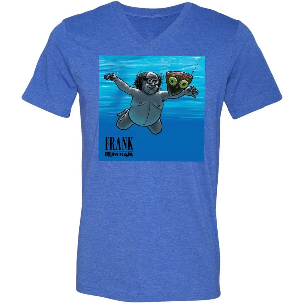 Unisex V-Neck T-Shirt - 98ADVRFA - Heather True Royal - 14