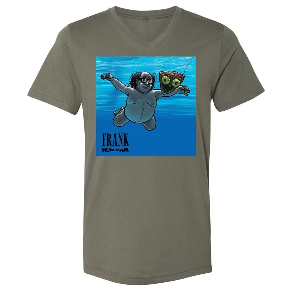 Unisex V-Neck T-Shirt - 98ADVRFA - Military Green - 10