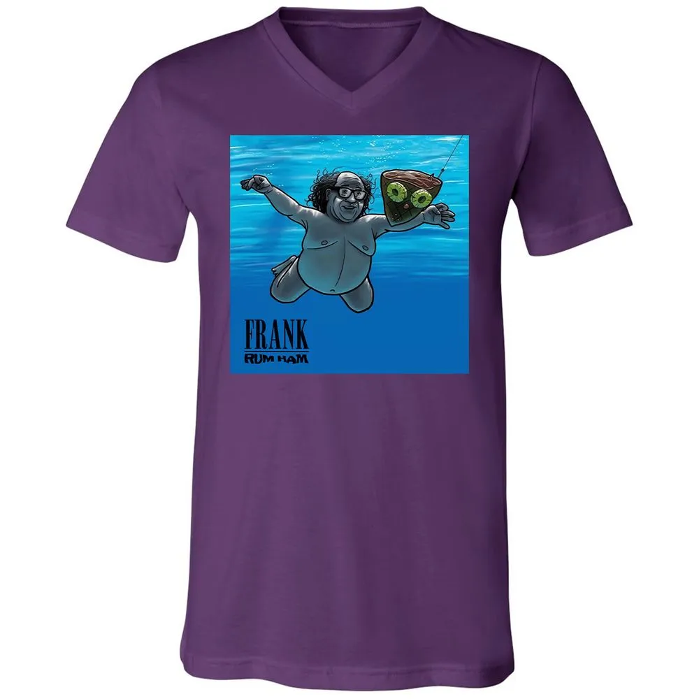 Unisex V-Neck T-Shirt - 98ADVRFA - Team Purple - 9