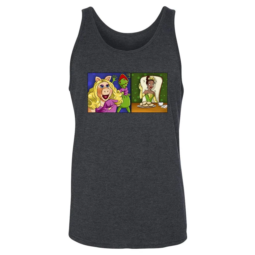 Unisex Jersey Tank - BZKNMMH2 - Dark Grey Heather - 6