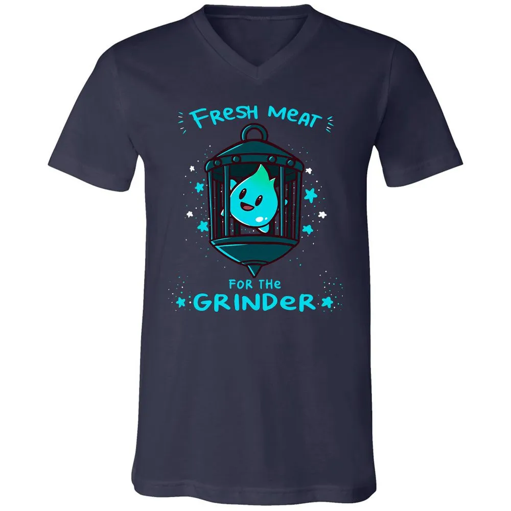 Unisex V-Neck T-Shirt - 22ZYD4JG - Navy - 2