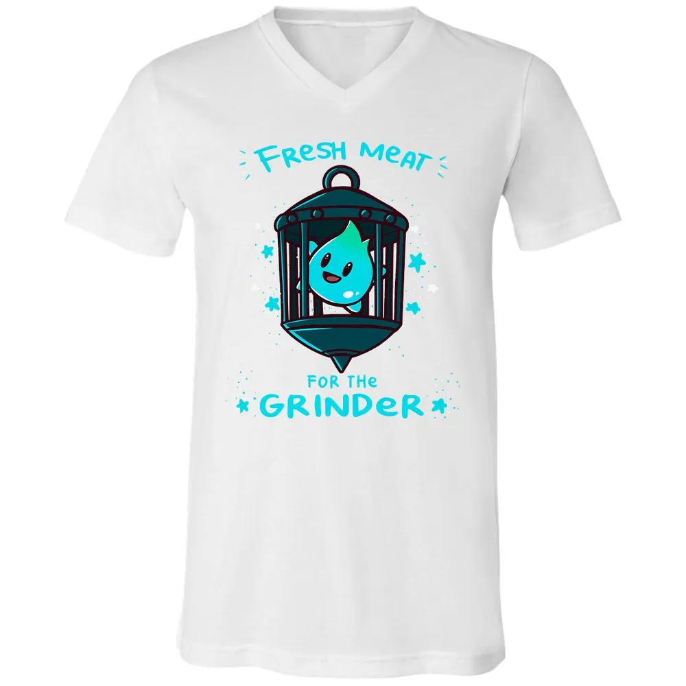 Unisex V-Neck T-Shirt - 22ZYD4JG - White - 5