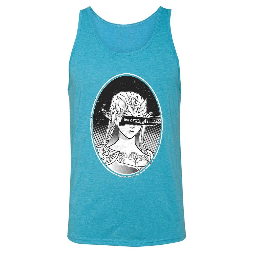Unisex Jersey Tank - NQQ7C95B - Aqua Triblend - 3