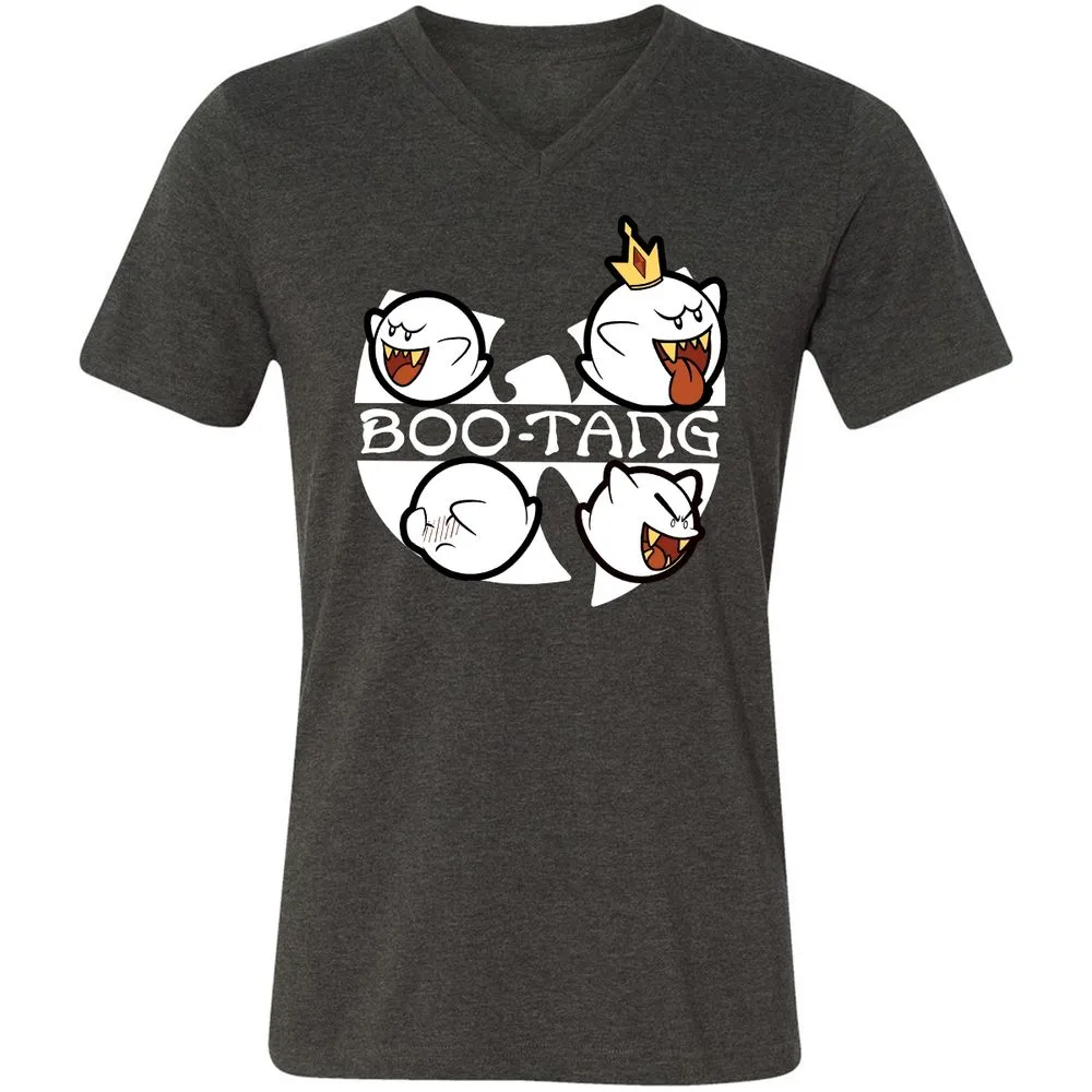 Unisex V-Neck T-Shirt - WMMUUTJ4 - Dark Grey Heather - 8
