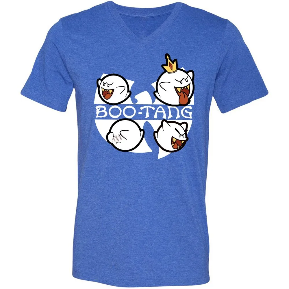 Unisex V-Neck T-Shirt - WMMUUTJ4 - Heather True Royal - 14
