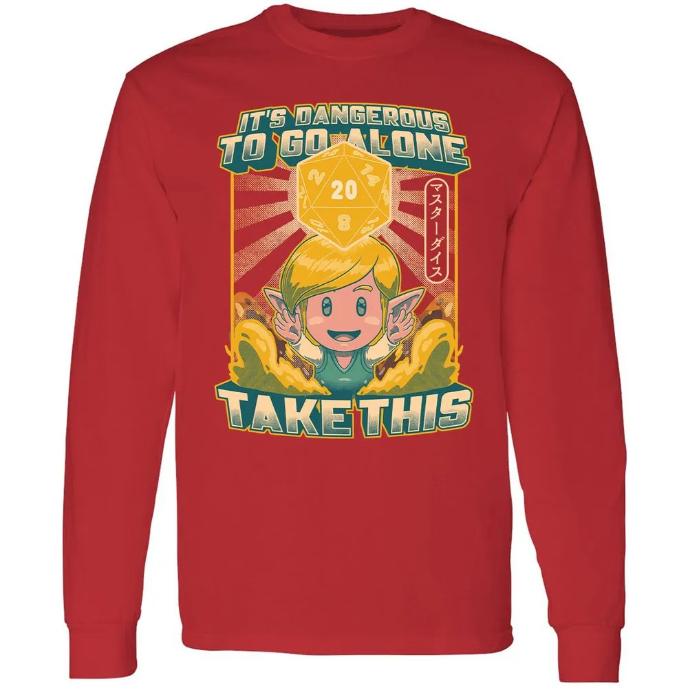 Long Sleeve T-Shirt - E7JPK7L5 - Red - 14